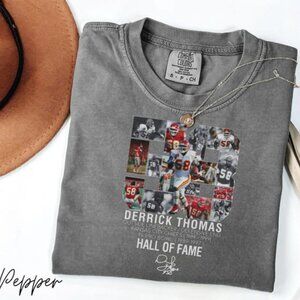 Derrick Thomas hall of fame Kansas City Chiefs Shirt Pepper